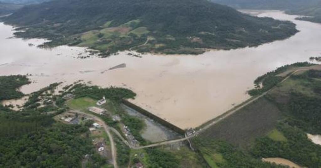 Barragem de José Boiteux terá comporta reaberta nesta terça-feira em SC
