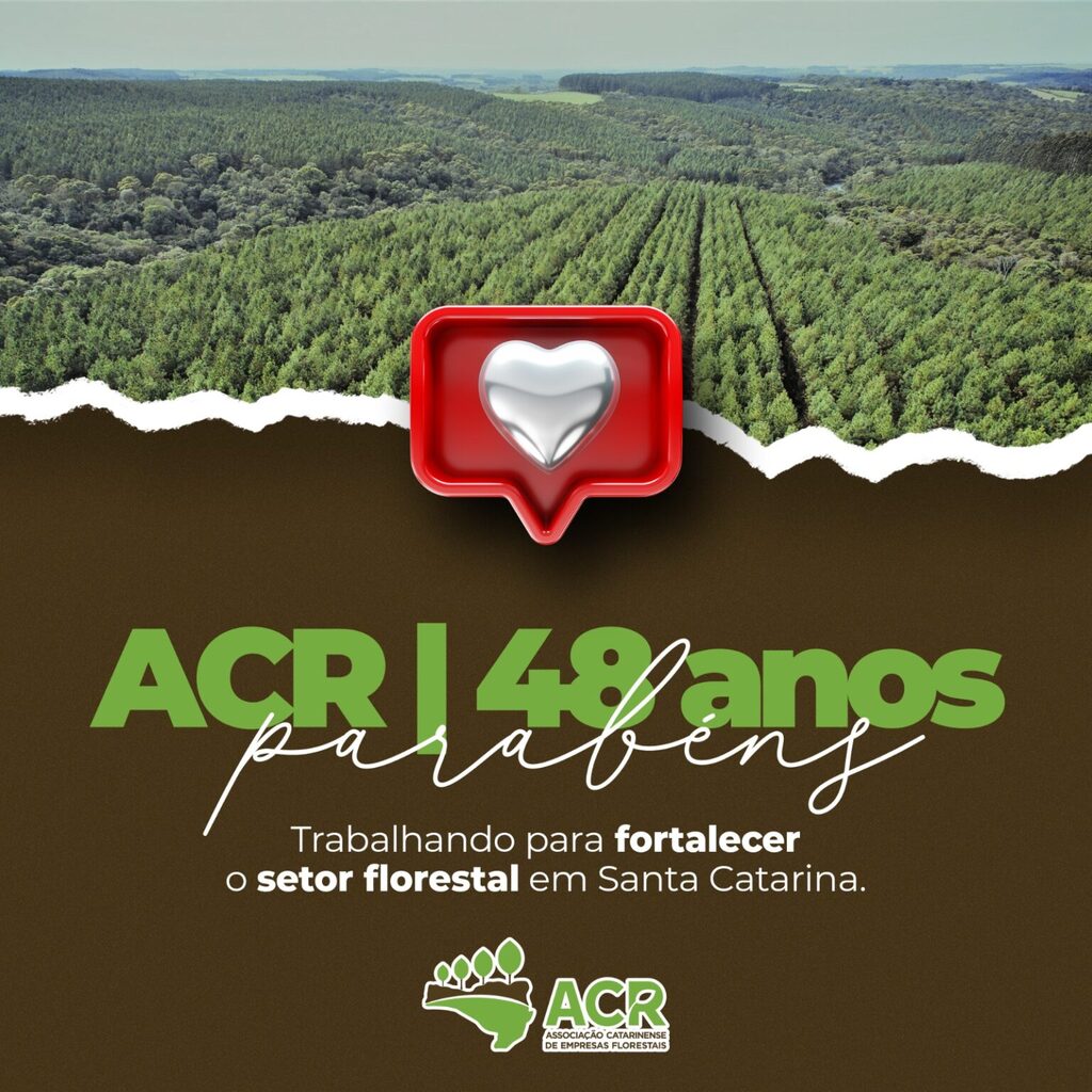 Associação Catarinense de Empresas Florestais completa 48 anos de fundação