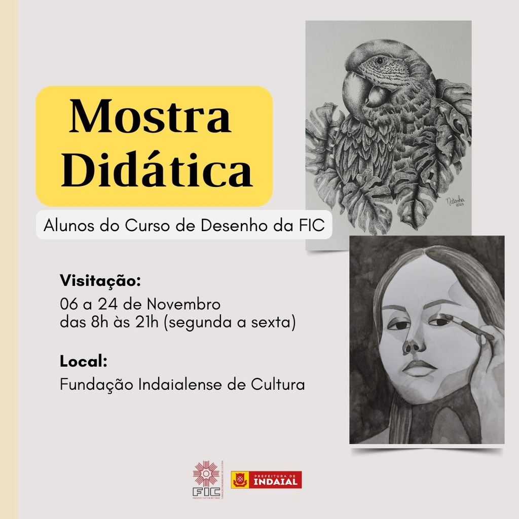 FIC recebe Mostra Didática dos alunos de Artes Visuais