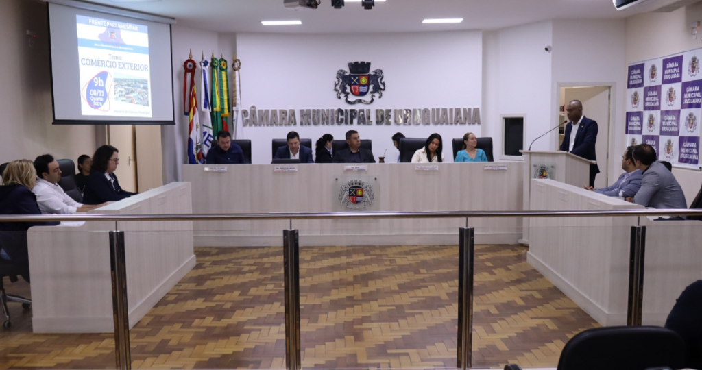 Comércio Exterior é tema de discussão na Câmara Municipal