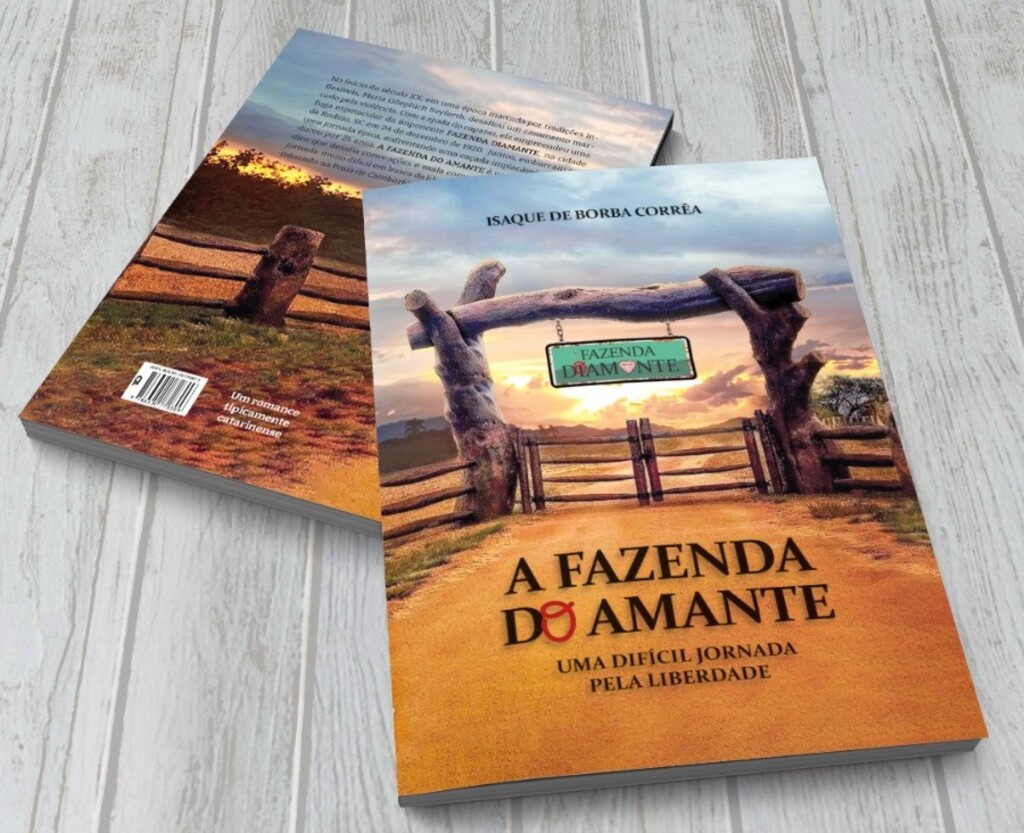 Escritor catarinense de Balneário Camboriú, Isaque de Borba Corrêa, lança o livro FAZENDA DO AMANTE