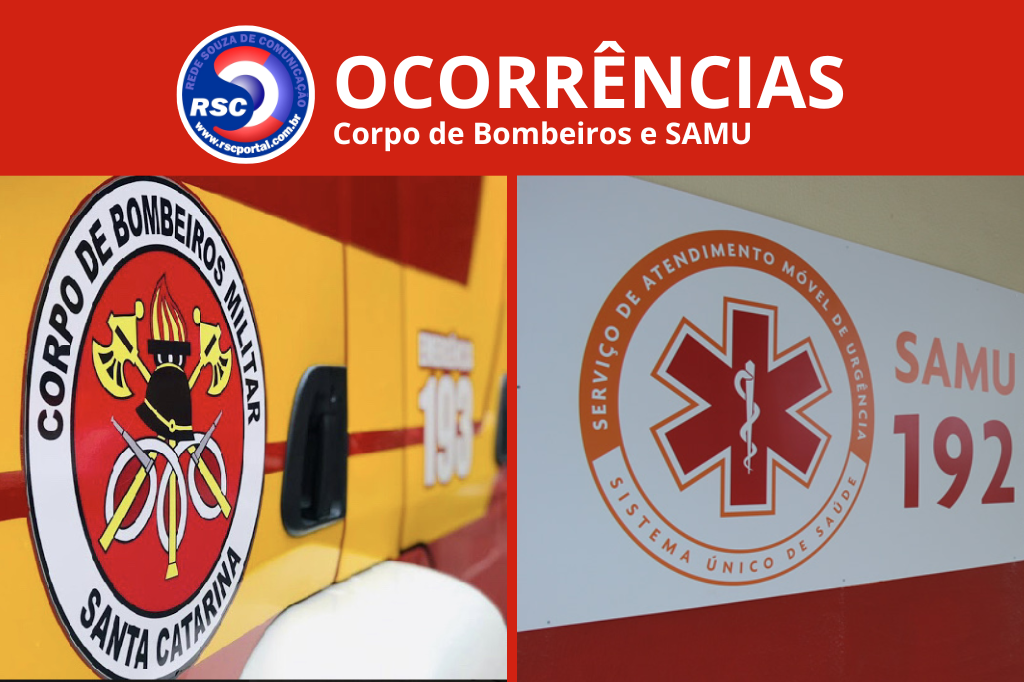 Confira as ocorrências do Corpo de Bombeiros e SAMU de Imbituba