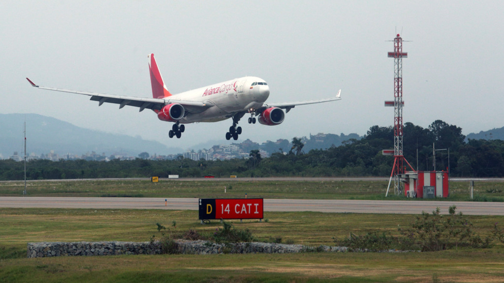 Divulgação / Floripa Airport - O Airbus A330, utilizado na nova rota, tem capacidade de carga de 70 toneladas