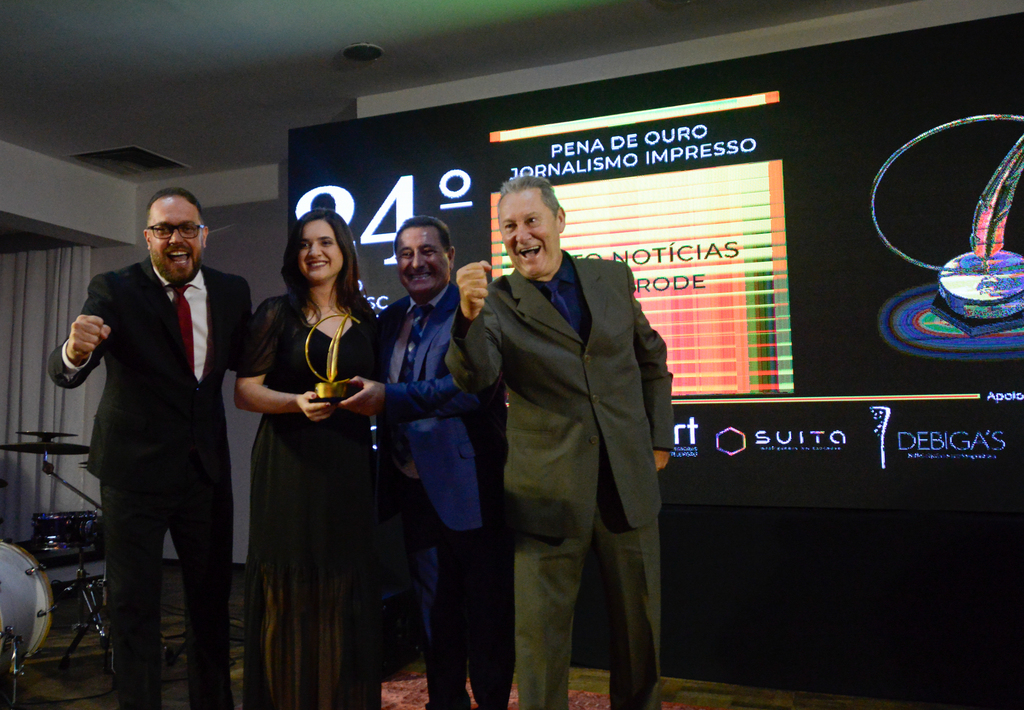 Vencedores do Pena de Ouro, Prata e Bronze do 24º Prêmio Adjori/SC de Jornalismo