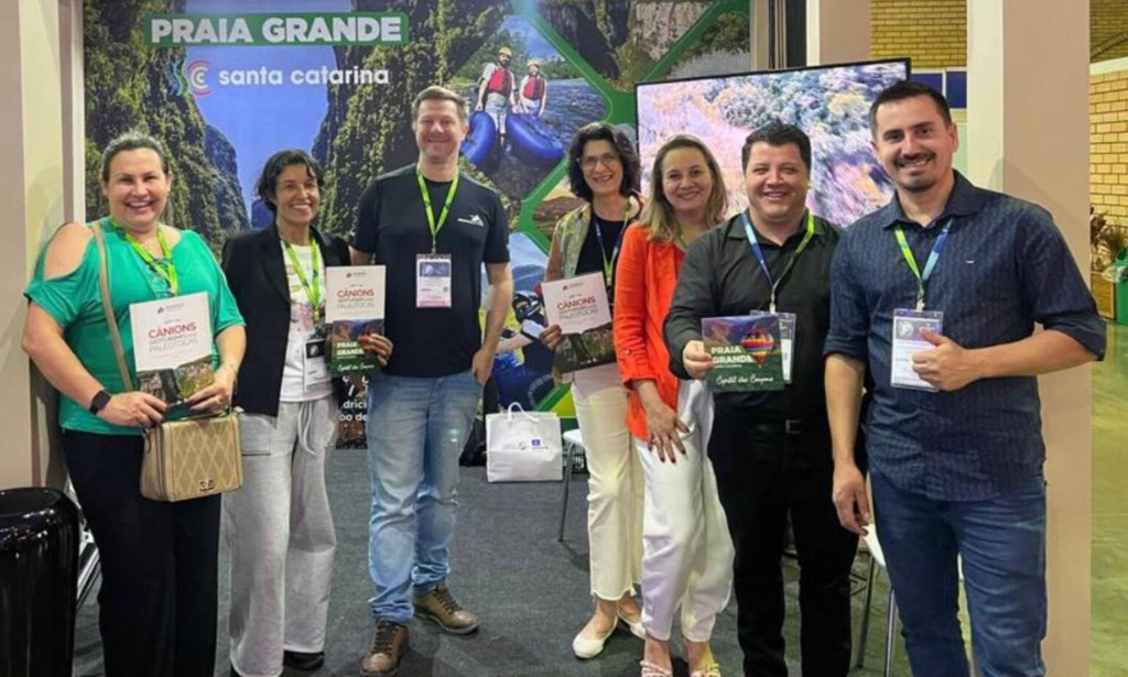 ESTANDE DE PRAIA GRANDE É DESTAQUE NA MAIOR FEIRA DE TURISMO DA AMÉRICA LATINA