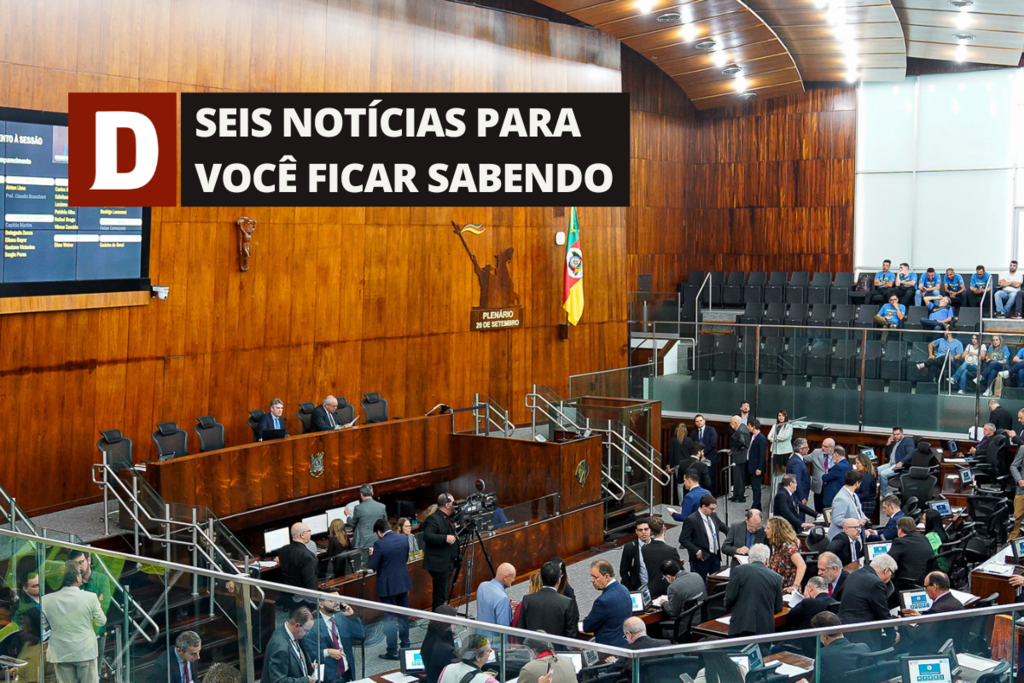 Assembleia Legislativa aprova reajuste de 9% para o piso salarial regional e outras 5 notícias
