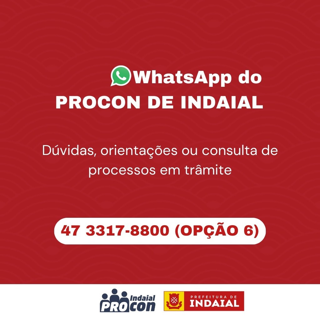 Procon de Indaial orienta consumidores através do WhatsApp