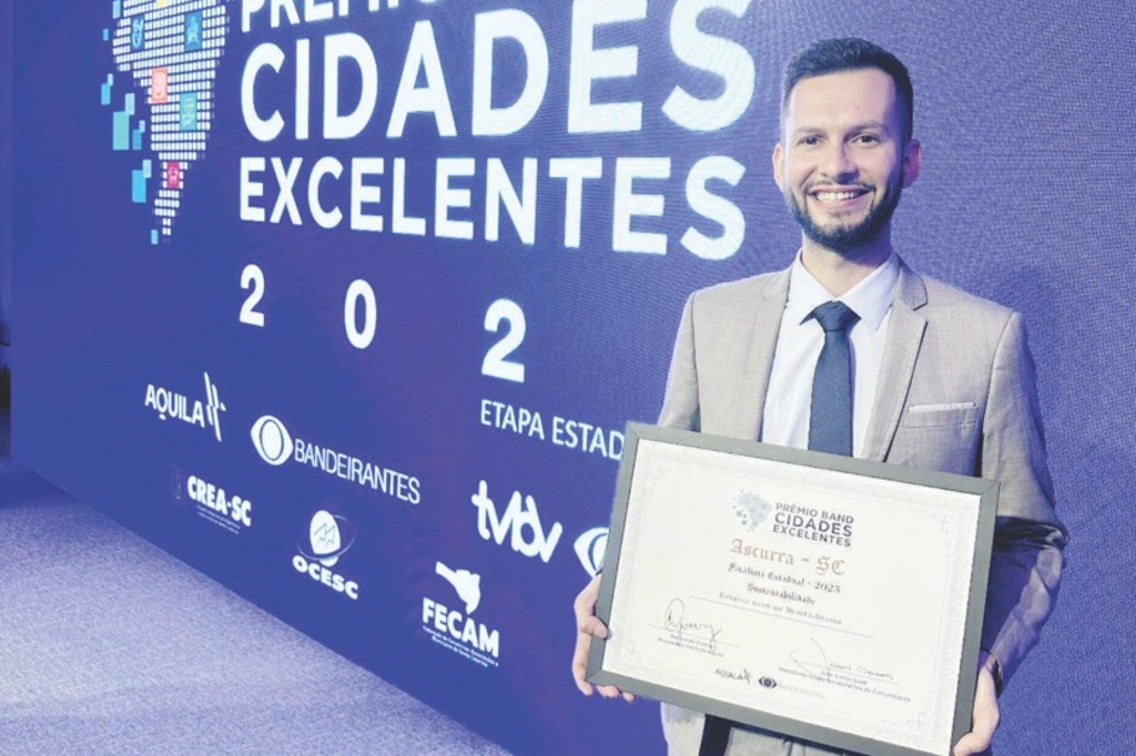 Ascurra é destaque no Prêmio Cidades Excelentes