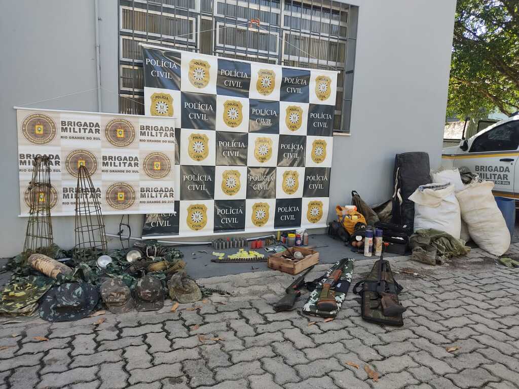 título imagem Operação Defense: Polícia apreende carnes de caça, redes de pesca e munições em Santa Maria