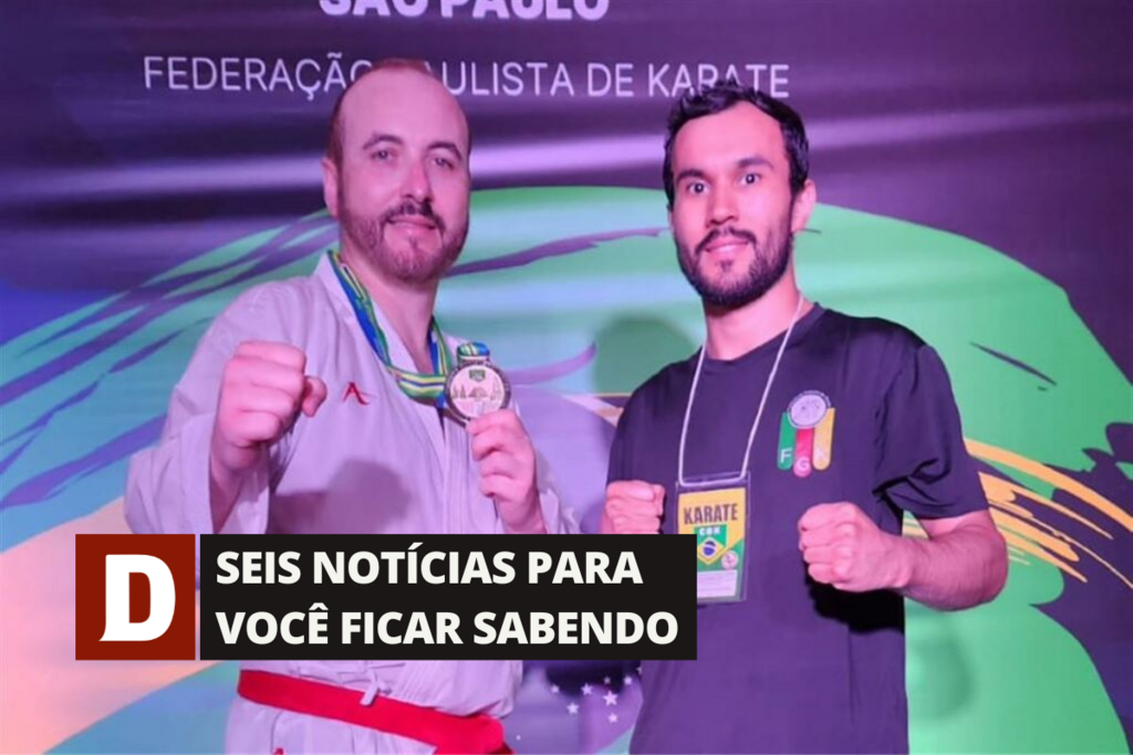 Santa-mariense é campeão brasileiro de karate e outras 5 notícias