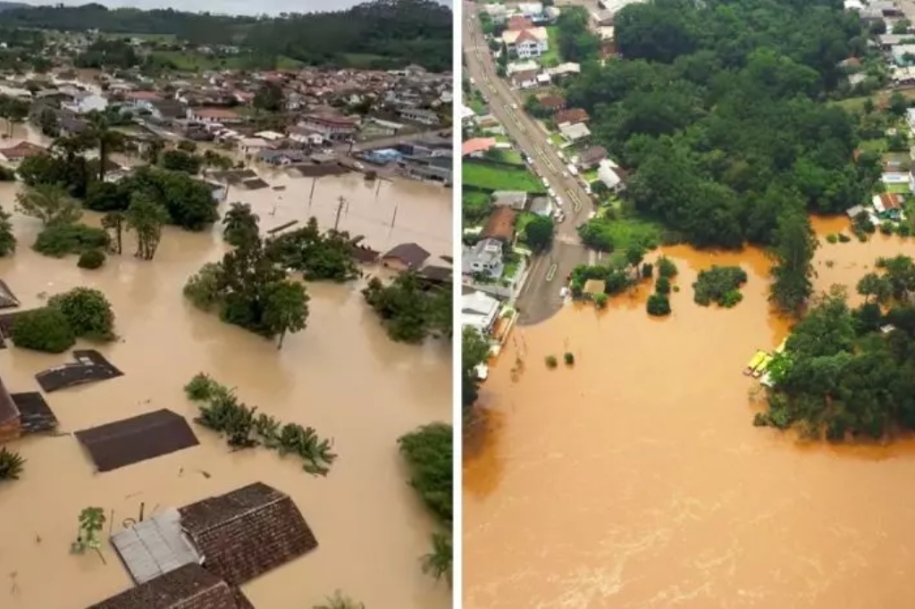  - Após dias de sol, Estado vive novo alerta associado às chuvas – Foto: CBMSC/Divulgação