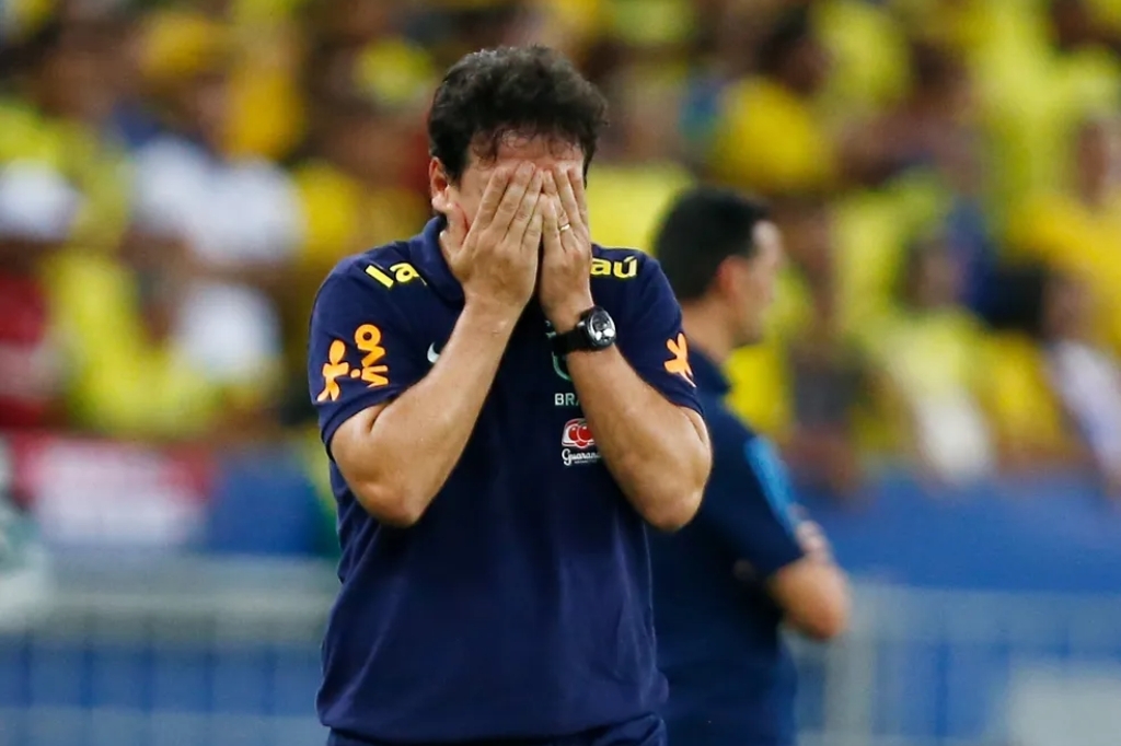  - Fernando Diniz em Brasil x Argentina — Foto: Wagner Meier/Getty Images