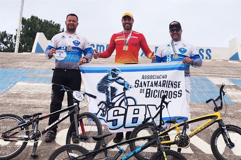Santa-marienses conquistam dois títulos e dois vice-campeonatos no Sul-Brasileiro de Bicicross