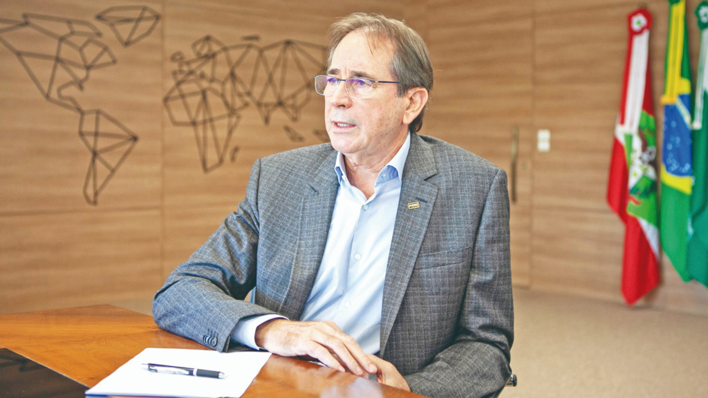 Filipe Scotti - Mário Cezar Aguiar, presidente da Federação das Indústrias do Estado de Santa Catarina