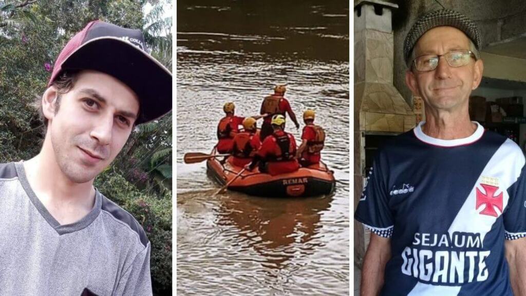 Encontrado o corpo do Pai que desapareceu com o filho após canoa virar no rio Itajai em Indaial