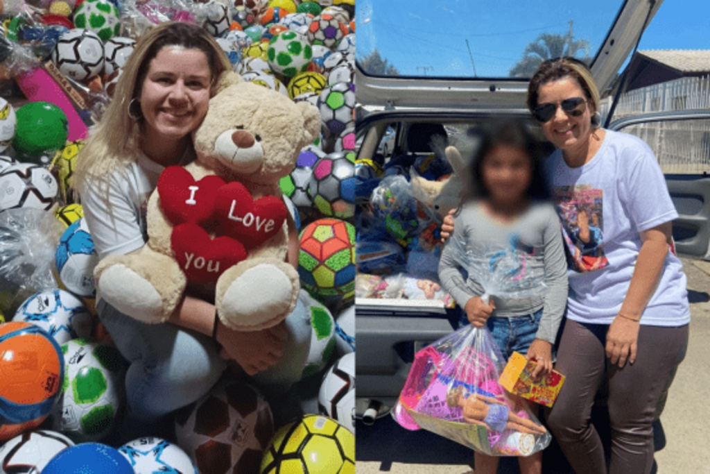 Servidora do Fórum de Lages angaria e recupera brinquedos para doar a crianças carentes no Natal
