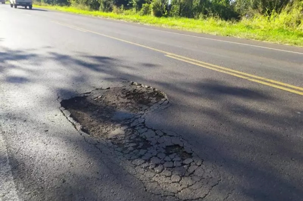  - Em SC, 72% das rodovias foram classificadas como ruim, péssima ou regular – Foto: Fernando Beilfuss