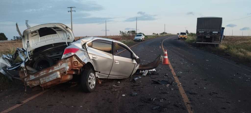 Morador de Santa Maria morre em acidente entre carro e caminhão na ERS-168