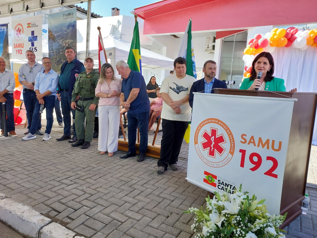 NOVA BASE DO SAMU É INAUGURADA EM URUBICI