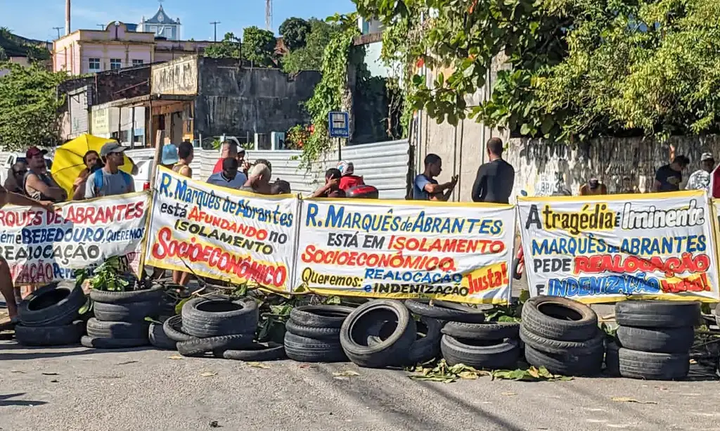 Deslocamento de mina em Maceió cai para 0,25 cm por hora