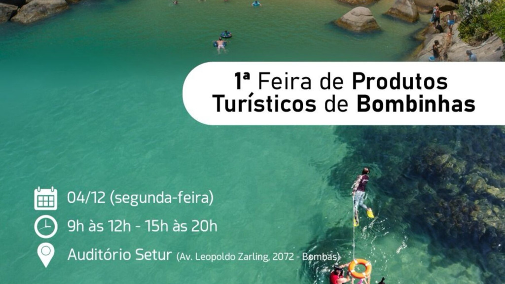 Bombinhas realiza 1º Feira de Produtos Turísticos