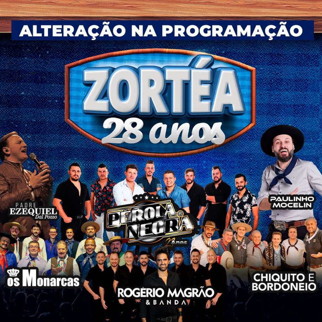 ATENÇÃO: Alteração na programação das festividades do dia 09 e 10 de dezembro 