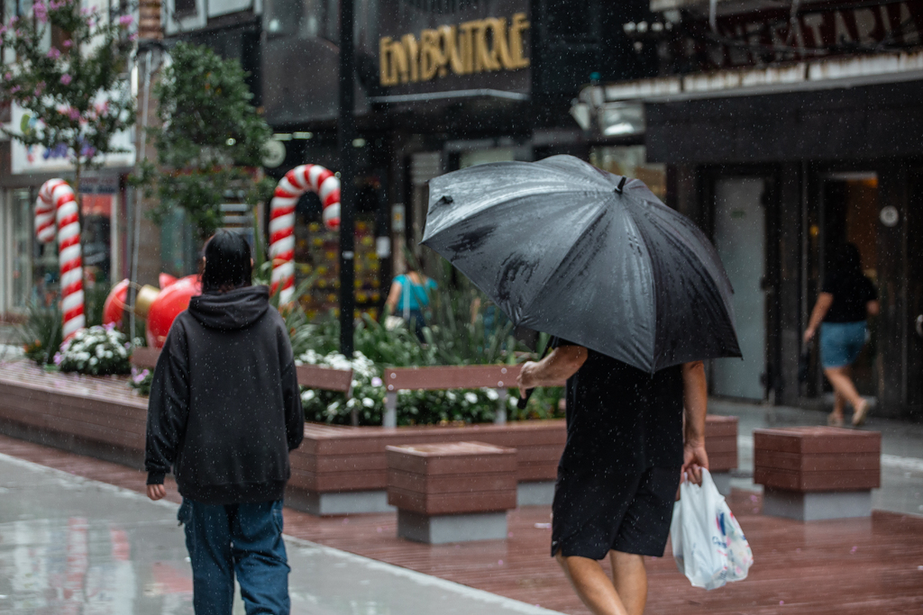 Tarde de quarta-feira é marcada por chuva em Santa Maria