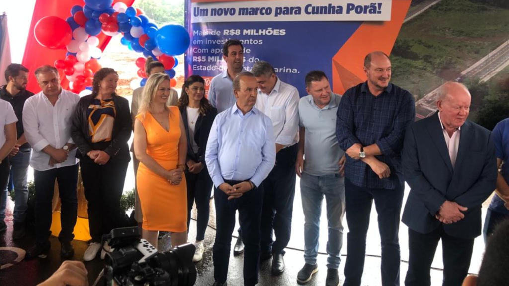 Governador Jorginho Mello inaugura Distrito Industrial e destaca investimentos no Extremo Oeste
