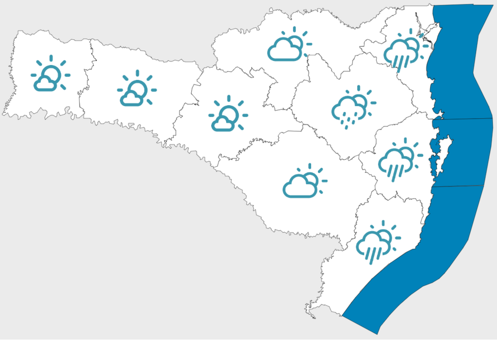 Confira a previsão do tempo para o início desta semana