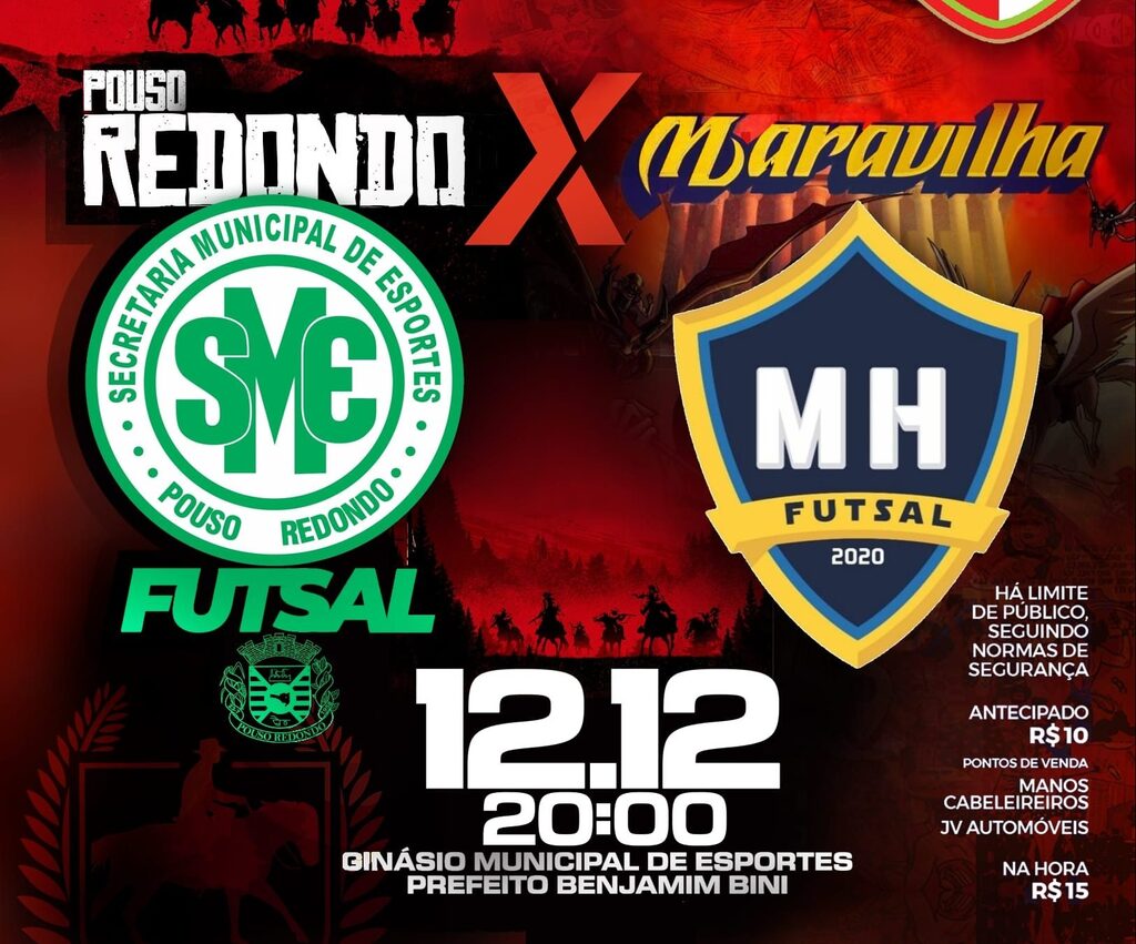 Final da Copa Catarinense de Futsal será nesta semana em Pouso Redondo