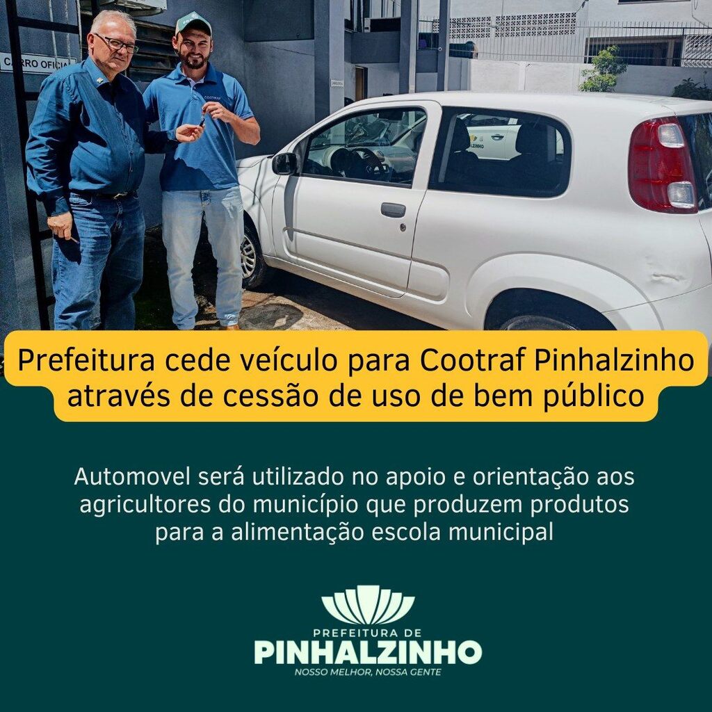 Prefeitura entrega carro ao COOTRAF