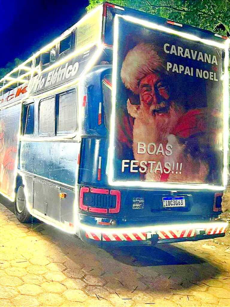 PAPAI NOEL VISITA OS BAIRROS NESTA SEXTA-FEIRA.