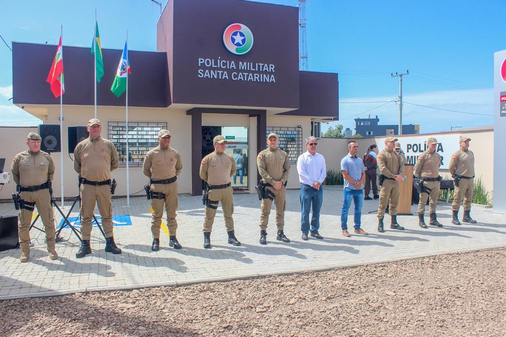 INAUGURADA A NOVA SEDE DO GRUPAMENTO DA 
POLÍCIA MILITAR NO MUNICÍPIO DE PASSO DE TORRES