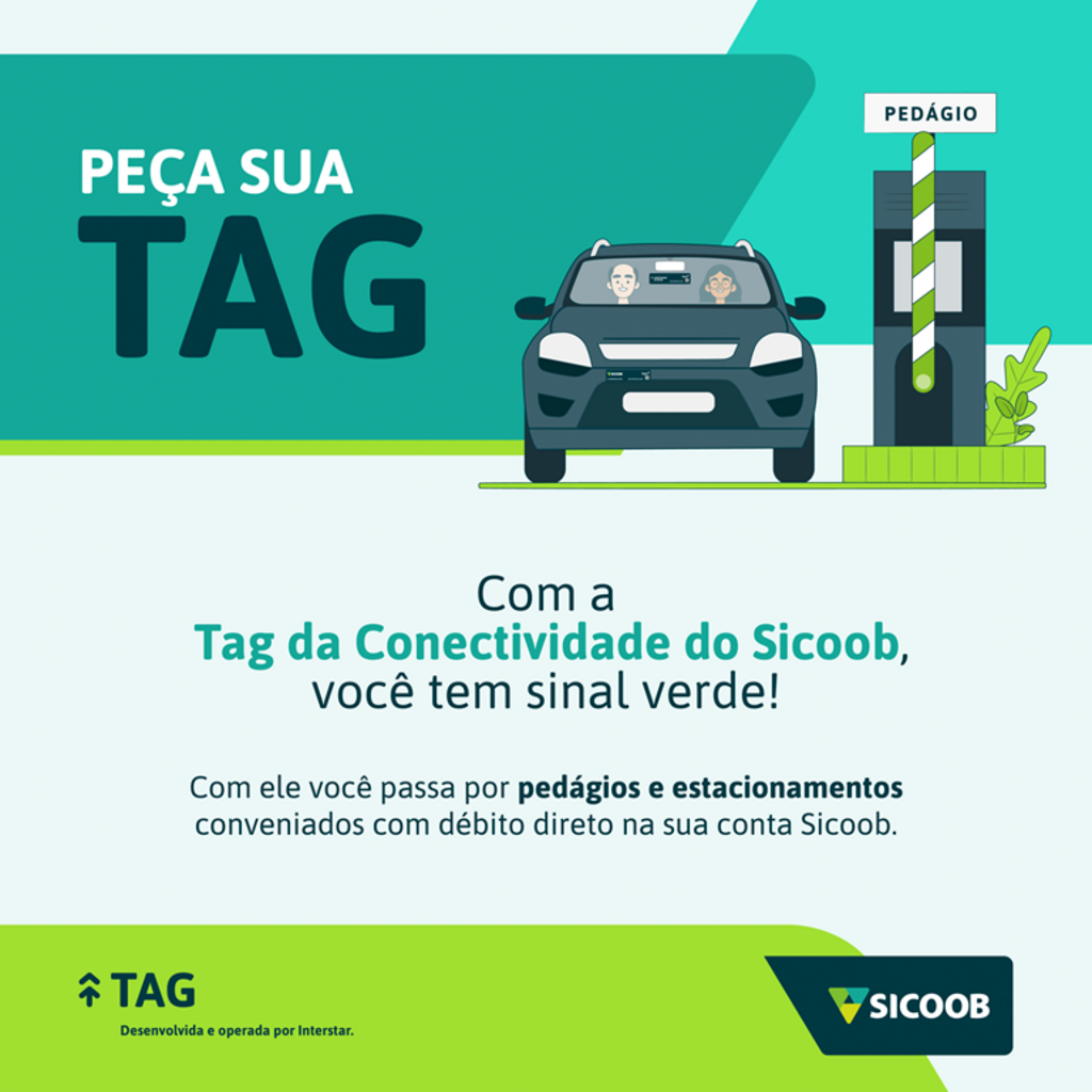 SICOOB TAG: FACILIDADE E AGILIDADE PARA PEGAR A ESTRADA NAS FÉRIAS