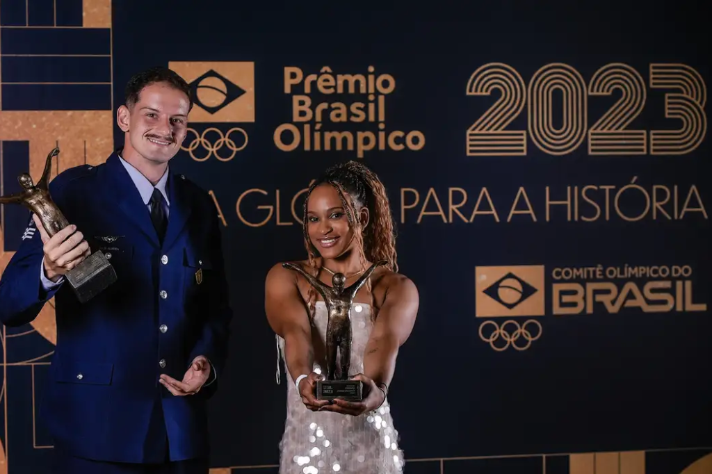 Prêmio Brasil Olímpico coroa Rebeca Andrade e Marcus D'Almeida