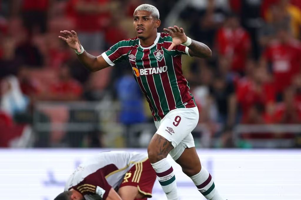  - John Kennedy - semifinal Mundial de clubes 2023 — Foto: Lars Baron - FIFA/getty