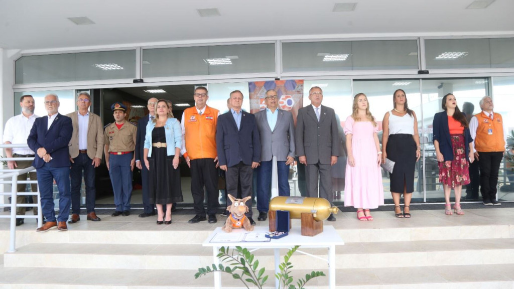 Airton Fernandes / Ascom SDC - Solenidade de homenagem na Defesa Civil.