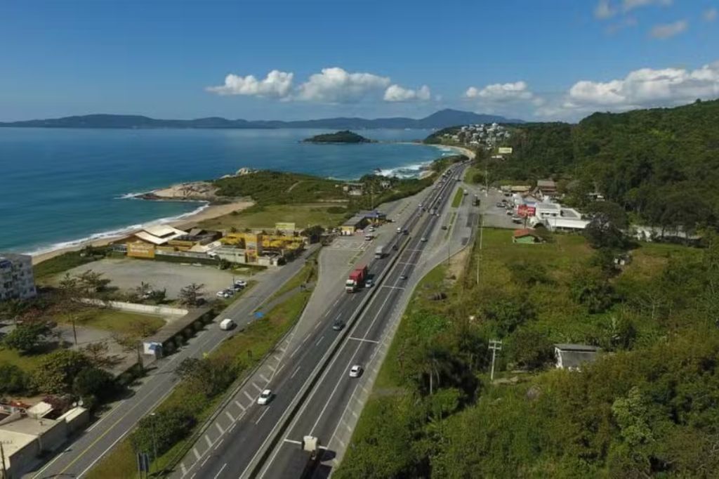  - BR-101 em Santa Catarina — Foto: Arteris Litoral Sul/ Divulgação