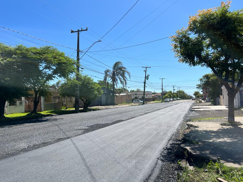 Prefeitura pavimenta mais um trecho da rua Gregório Beheregaray