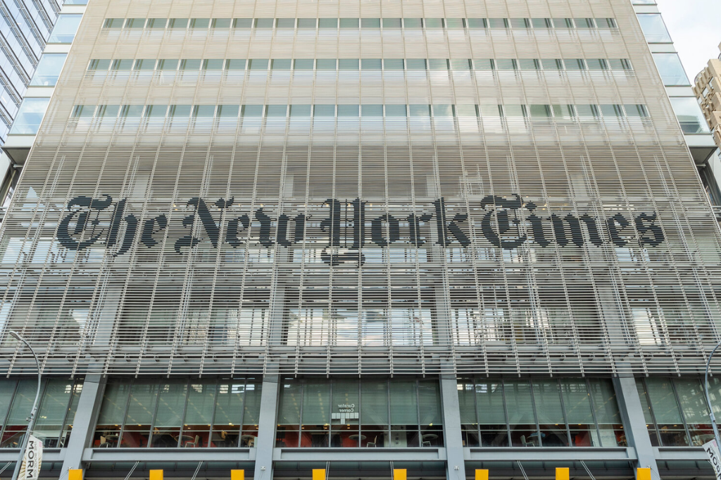  - The New York Times pede indenização bilionária - Foto: Google Imagens