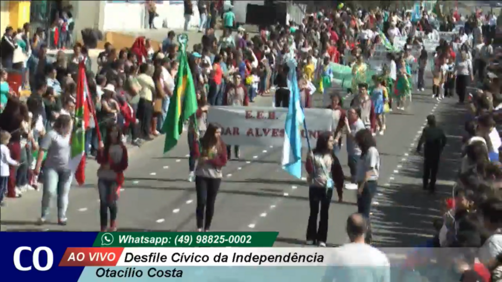 Vídeo - Desfile Cívico em Otacílio Costa