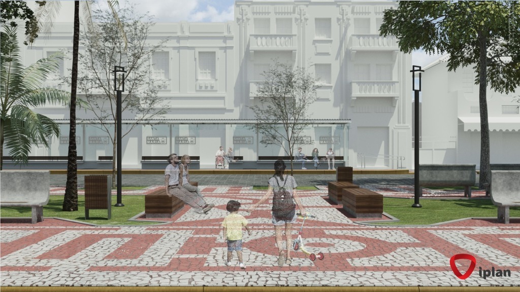 Empresa apresenta proposta para reforma do canteiro central da Avenida Rio Branco e de passeios da Vila Belga