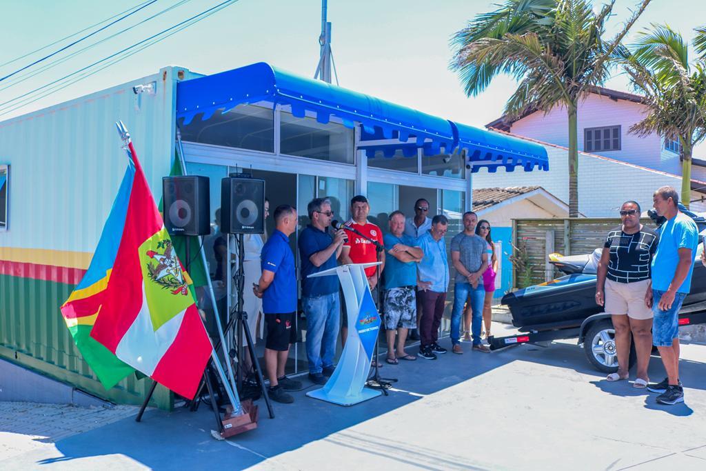MUNICÍPIO DE PASSO DE TORRES INAUGURA SEDE DA SECRETARIA DE PESCA E BASE DE RÁDIO LAURO MOTTA GONÇALVES (LALINHO)