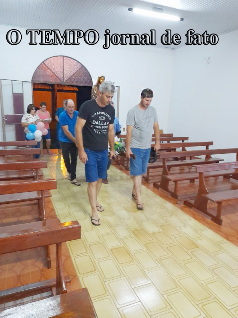 Localidade do município de Ouro, Pinheiro do Meio celebra a passagem da imagem de Nossa Senhora dos Navegantes