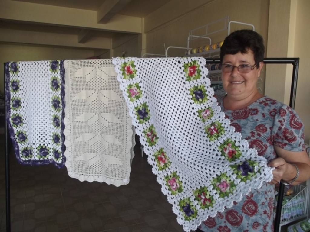 ?Enquanto estiver viva não largo do meu crochê?