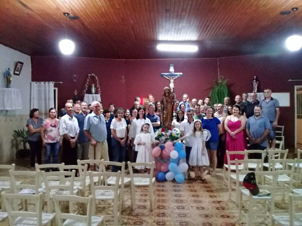 Celebração marcou a passagem de Nossa Senhora dos Navegantes por Linha Caçador