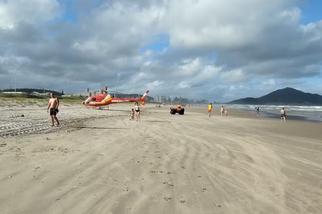  - Afogamentos aumentam em Santa Catarina durante temporada — Foto: CBMSC/Divulgação