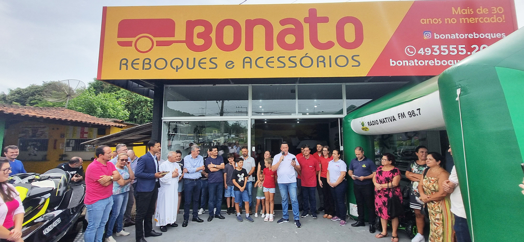 Bonato Reboques e Acessórios agora com duas lojas, em Capinzal e Ouro