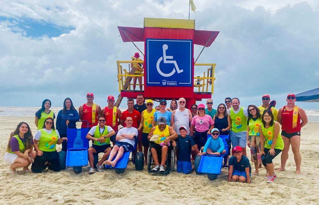 INICIADO EM TORRES O PROGRAMA REDE PRAIA ACESSÍVEL