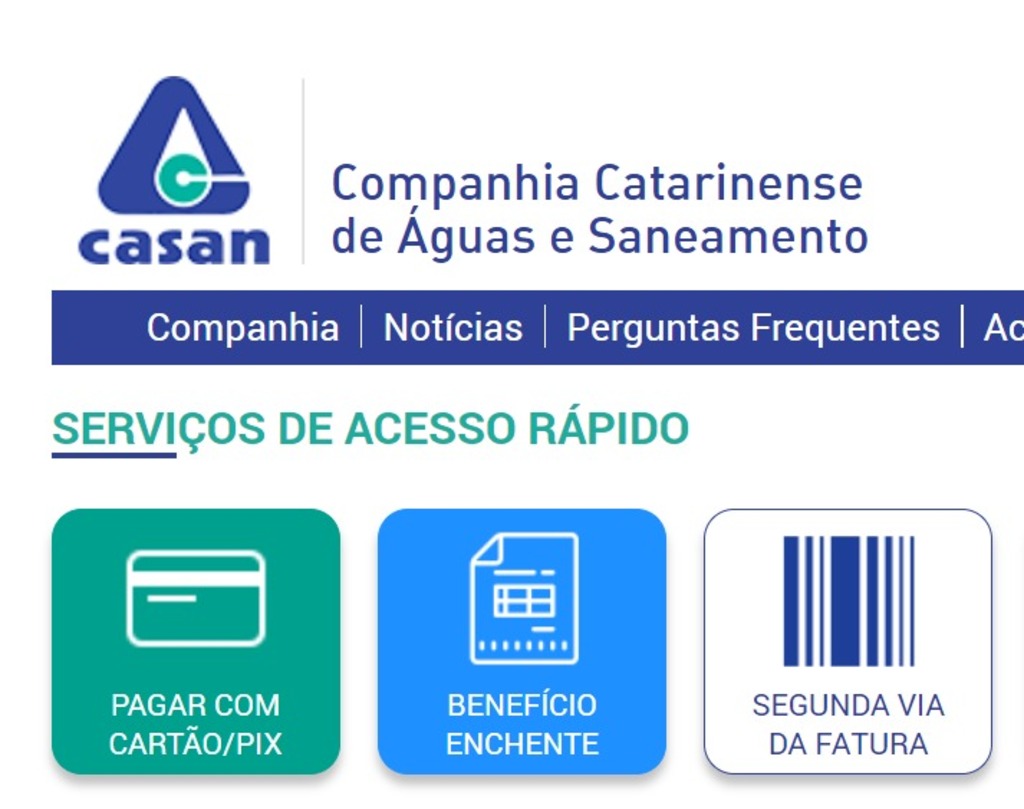 Pix é a forma preferida de 68% dos usuários do Portal de Pagamentos da Casan